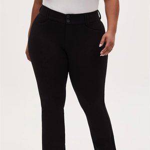 TORRID Studio Signature Stretch Black Trouser